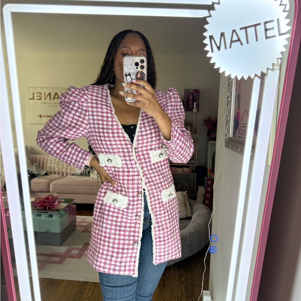 DREAM Sister Jane Gingham Blazer Dress Size Large